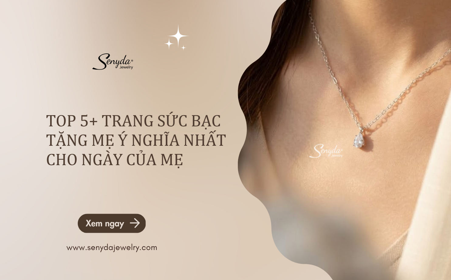 trang sức bạc tặng mẹ