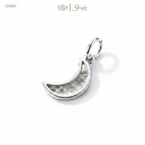 Charm Bạc Senyda mặt trăng treo