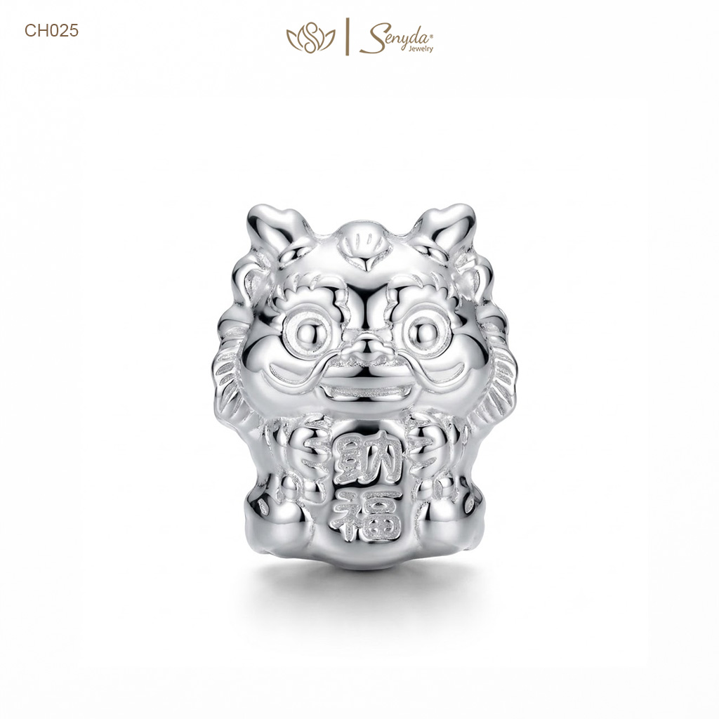 Charm Bạc Senyda giáp Thìn xỏ