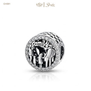 Charm Bạc Senyda family xỏ