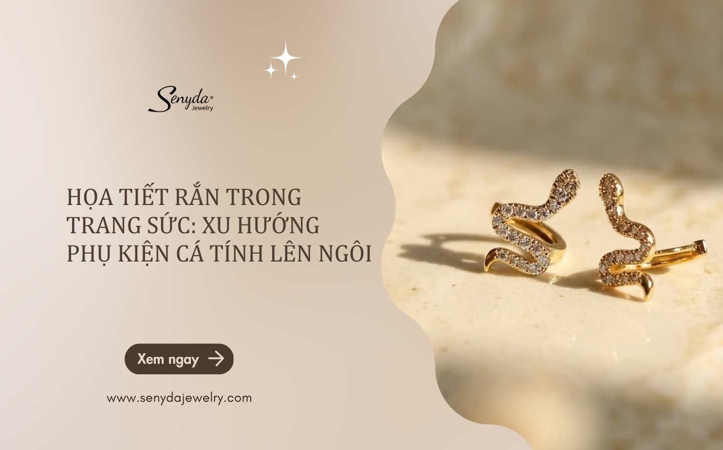 Họa tiết rắn trong trang sức