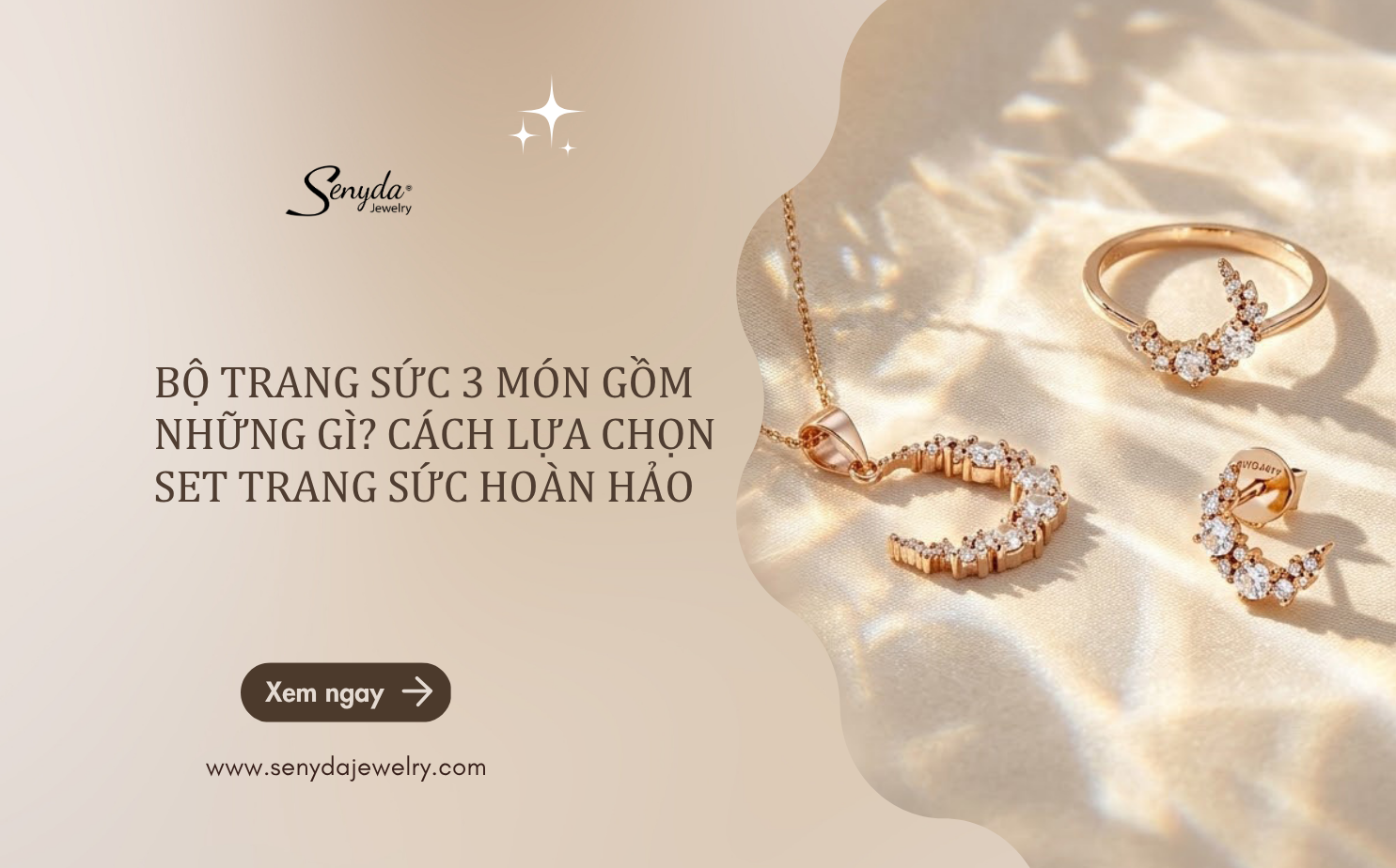bộ trang sức 3 món