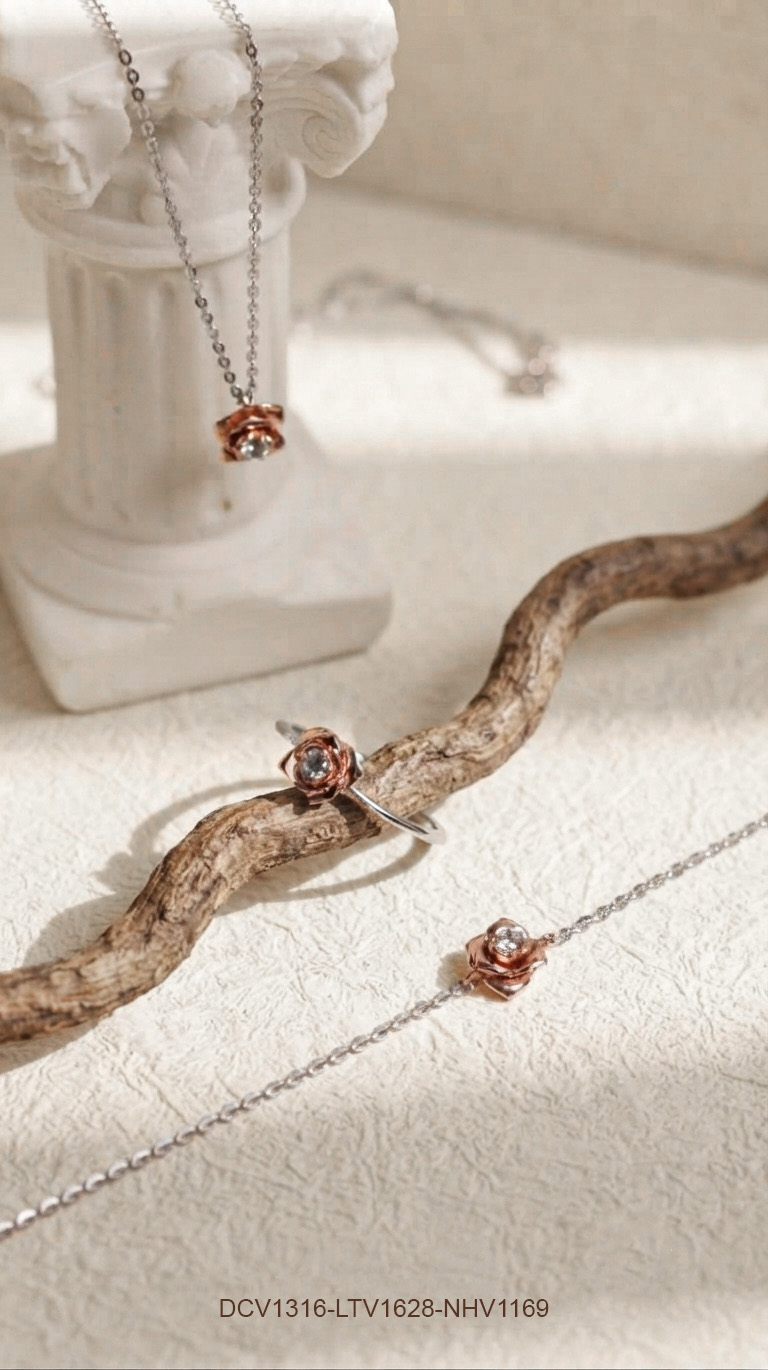 Bộ trang sức vàng "Hồng Băng Ngữ" – Senyda Jewelry