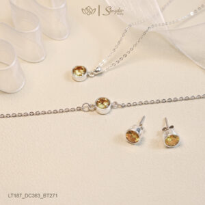 Bộ trang sức bạc Hoàng Kim Bảo – Senyda Jewelry